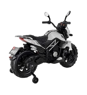 447 Motocross Akülü Motosiklet Beyaz