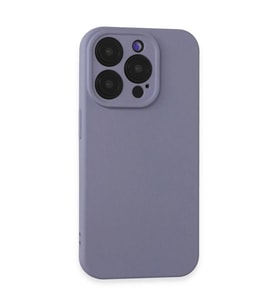 Apple iPhone 15 Pro Max Kılıf Nano içi Kadife Silikon - Lila