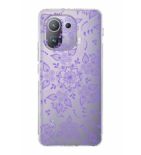 Xiaomi  Mi 11 Pro  Kamera Korumalı Kapak Nostalji Desen Tasarımlı Şeffaf  Kılıf