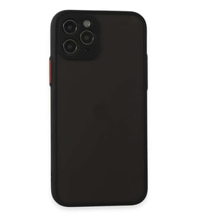 iPhone 11 Pro Kılıf Montreal Silikon Kapak - Siyah