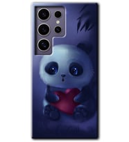 Galaxy S24 Ultra Kılıf HD Desen Baskılı Kılıf - Bebek Panda