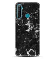 Realme 5i 5 Pro 6i 7 Pro 8 Kılıf Desemli Silikon Black Hole Marble 1387
