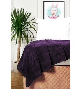 Tiny Wellsoft Bebek Çocuk Battaniyesi Mor 100x150 cm