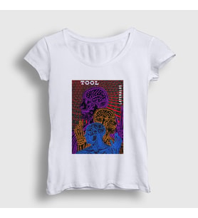 Presmono Kadın Beyaz Lateralus V2 Tool T-Shirt 178120tt