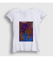 Presmono Kadın Beyaz Lateralus V2 Tool T-Shirt 178120tt