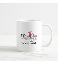 Radyoloji Teknisyeni Kupa Bardak (2. Tasarım) (Beyaz)