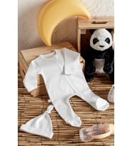 tinylamb SNOW STAR Organik Pamuk Penye Yeni Doğan Mini Set - 2 Parça