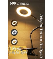 9 Mod Led Çok Fonksiyonlu Akrobat Masa Lambası Şiddeti Ayarlanabilir 3 Farklı Işık Rengi Usb Girişli