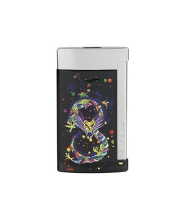 Slim 7 Siyah Krom Dragon Puro Çakmağı 27777 - TR6661