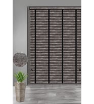 Bayeliss 222 Antik Desen Kahve Polywood Jaluzi 