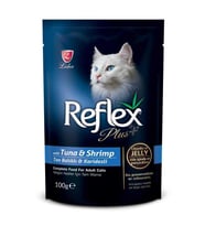 Reflex Plus Ton Balıklı Karidesli Kedi Konservesi 100 Gr