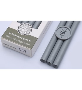 Mühür Mumu Çubuk 11mm x 120mm 10 lu Paket Model No:17 (KOYU GRİ)