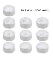 Dantel Görünümlü Kağıt Bardak Altlığı - Çay Bardağı Kağıt Altlığı - 10 Adet 500'lü
