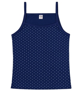 Civil Girls Mavi-Beyaz  2-10 Yaş Kız Çocuk 2'li Atlet - Standart 10-11 Yaş