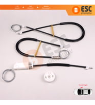 VW New Beetle Cabriolet Convertible 2003-2010 1Y0837462 İçin Elektrikli Ön Sağ Cam Kriko Tamir Seti