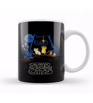 Star Cat Wars 01 Kupa Bardak Porselen