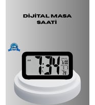 Dijital Masa Saati Sensörlü Aydınlatmalı Alarm ve Sıcaklık Ölçerli