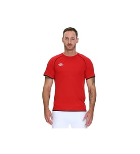 Umbro Training Top Laser - Erkek Kırmızı Spor T-shirt - TF0035