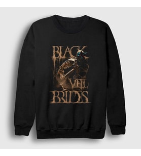 Presmono Unisex Siyah Mask Black Veil Brides Sweatshirt 18973tt