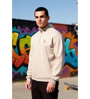 Erkek Dik Yaka Standart Kol Regular Kalıp Sweatshirt Fonksiyonel Dayanıklı Kaliteli Modern