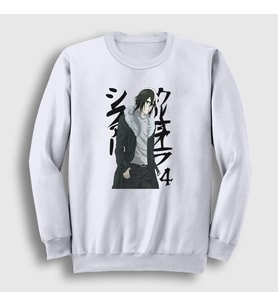 Presmono Unisex Beyaz Ulquiorra V2 Anime Bleach Sweatshirt 128450tt
