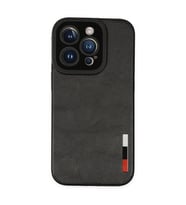 Apple İphone 14 Pro Kılıf Loop Deri Silikon - Siyah