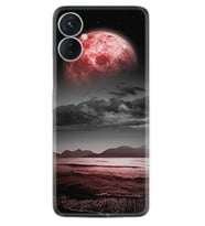 Tecno Spark 9T Kılıf Resimli Desenli Silikon Platinium Series Red World 1836