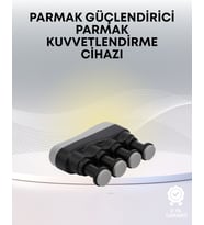 Ergonomik Parmak Egzersiz Aleti El ve Bilek Güçlendirici