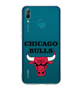Huawei P Smart 2019 Uyumlu Kamera korumalı Kapak Chicago Bulls Tasarımlı  Şeffaf Kılıf