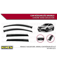 Renault Kadjar Kromlu Cam Rüzgarlığı Niken 2015+ (Beyaz)
