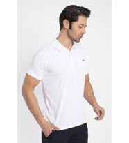 Crozwise Polo Yaka Erkek Beyaz Spor T-shirt - 7135-08