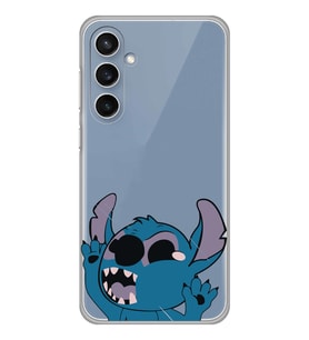 Samsung Galaxy S23 FE Uyumlu Stitch Desenli Şeffaf Telefon Kılıfı