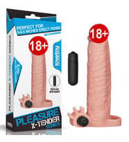 Lovetoy X-Tender Klitoral Uyarıcı 5 cm Uzatmalı Penis Kılıfı LV1064