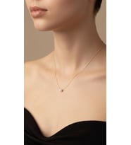 Usho Jewelry Minimal Tek İnci Detaylı Gümüş Renk Kadın Kolye, 925 Ayar Gümüş Kadın İnci Kolye (Gold)