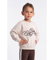 Cichlid Kız Çocuk Sweatshirt Bej