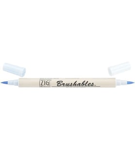 Zig Brushables 2 Renk Tonu Fırça Uçlu Marker Kalem 302 Powder Blue 