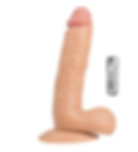 River World 24 cm'lik Realistik Pe nis Dildo Titreşimli