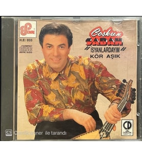 (Plak Değildir CD dir) CD Coşkun Sabah İsyanlardayım Kör Aşık Sarı Bandrollü Dönem Nadir CD (Karışık)