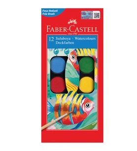 Faber-Castell Redline Sulu Boya Küçük Boy 12 Renk