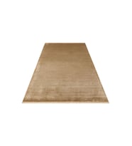 Makine Kaymaz Yıkanabilir Bej Modern Triko Salon Halısı Mutfak Halısı Koridor Halısı Yolluk PLAIN GOLD