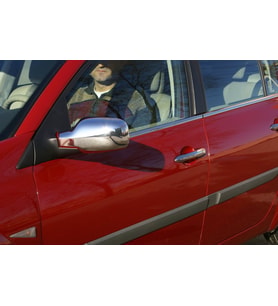 Renault Megane 2 Krom Ayna Kapağı Abs 2003 - 2008 Arası 2 Parça