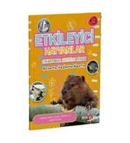 ETKİLEYİCİ HAYVANLAR ÇIKARTMALI AKTİVİTE KİTABI   boyama katlama kesme