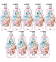 Uni Baby Bebek Kolay Tarama Saç ve Vücut Şampuanı 700ML (Pompalı) (9 Lu Set)