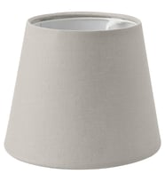 Abajur Başlığı, Açık Gri, 19 cm