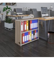 Kenzlife klasörlük raflı burutay crd 70*80*30 kitaplık ofis arkalıksız