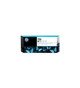 HP 728 Matte Black Mat Siyah 300ML Plotter Kartuşu F9J68A
