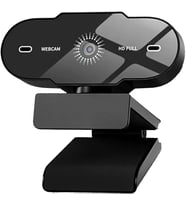 WebCam 1080p USB Kablolu Tak Çalıştır Konferans Kamera Dahili Mikrofon Chat Görüntülü Sohbet Yayın Kamerası HD Video Web Kamerası A6 Web Cam (A6)