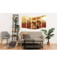 Md71 5 Parça Deokaratif Uv Baskılı Mdf Tablo