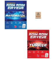 Newton LGS 8. Sınıf Adım Adım Zirveye Matematik ve Türkçe Fasikülleri + Telefon Standı