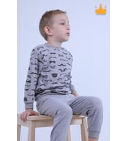 Çocuk Pijama Takımı 1-6 Yaş Penye Mevsimlik Ev Giyim Eşofman Takımı 1111